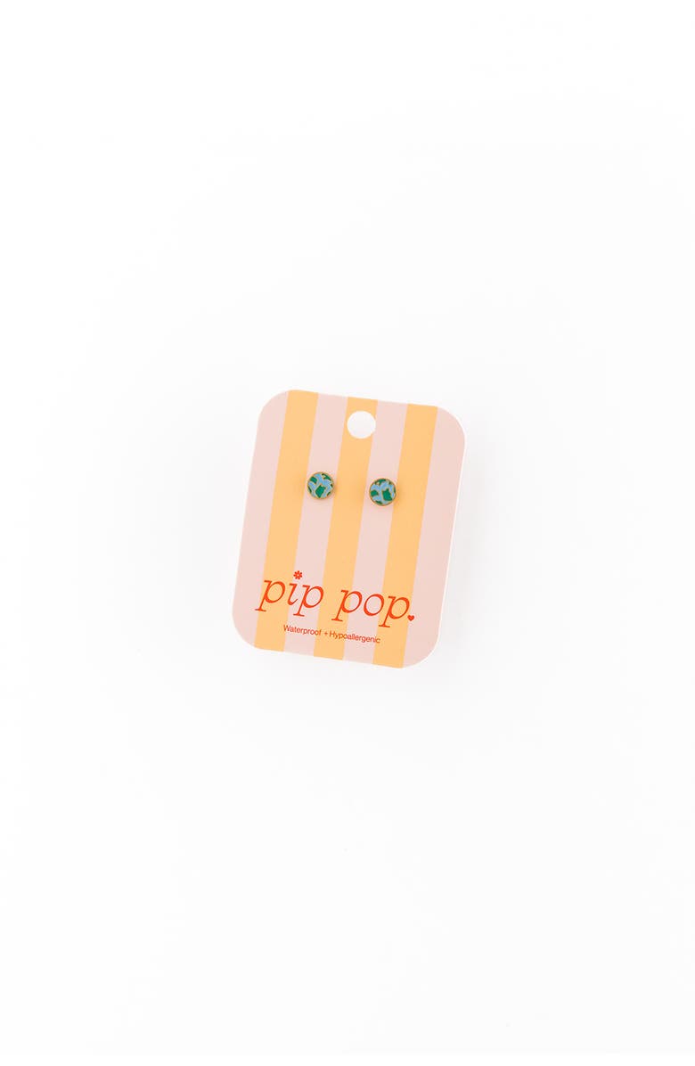 Pip Pop Earth Stud Earrings, Alternate, color, Multi
