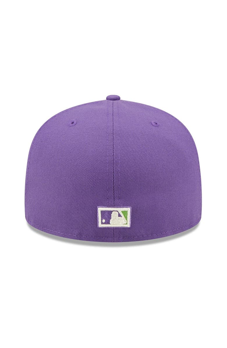 New Era Men's New Era Purple Arizona Diamondbacks 2001 World Series Champions Citrus Pop UV 59FIFTY Fitted Hat, Alternate, color, 