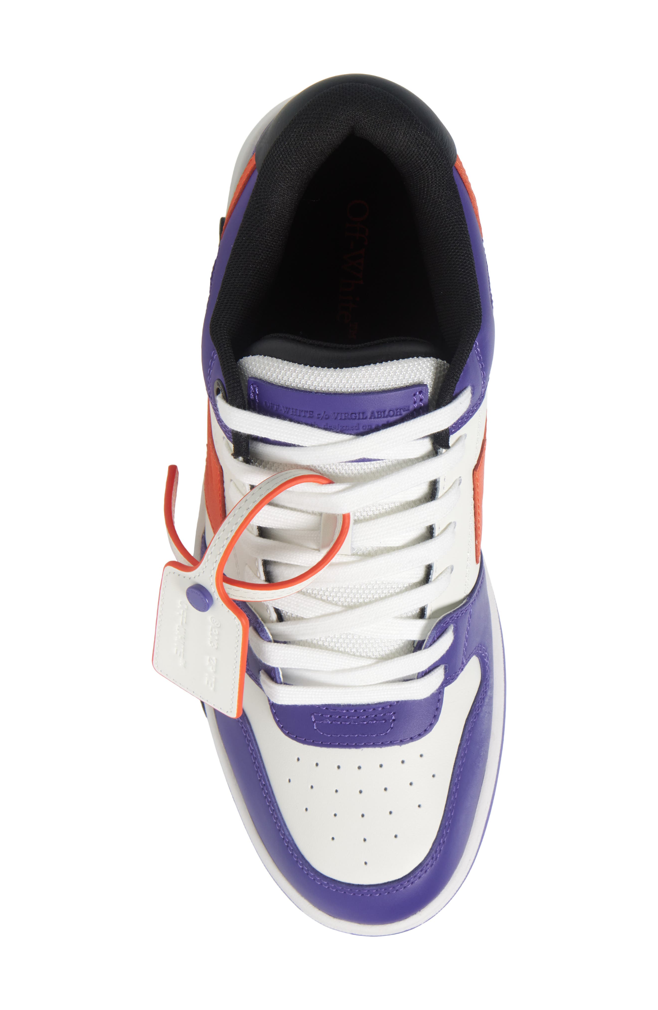 Off-White Out of Office Sneaker, Alternate, color, Dark Blue - Orange