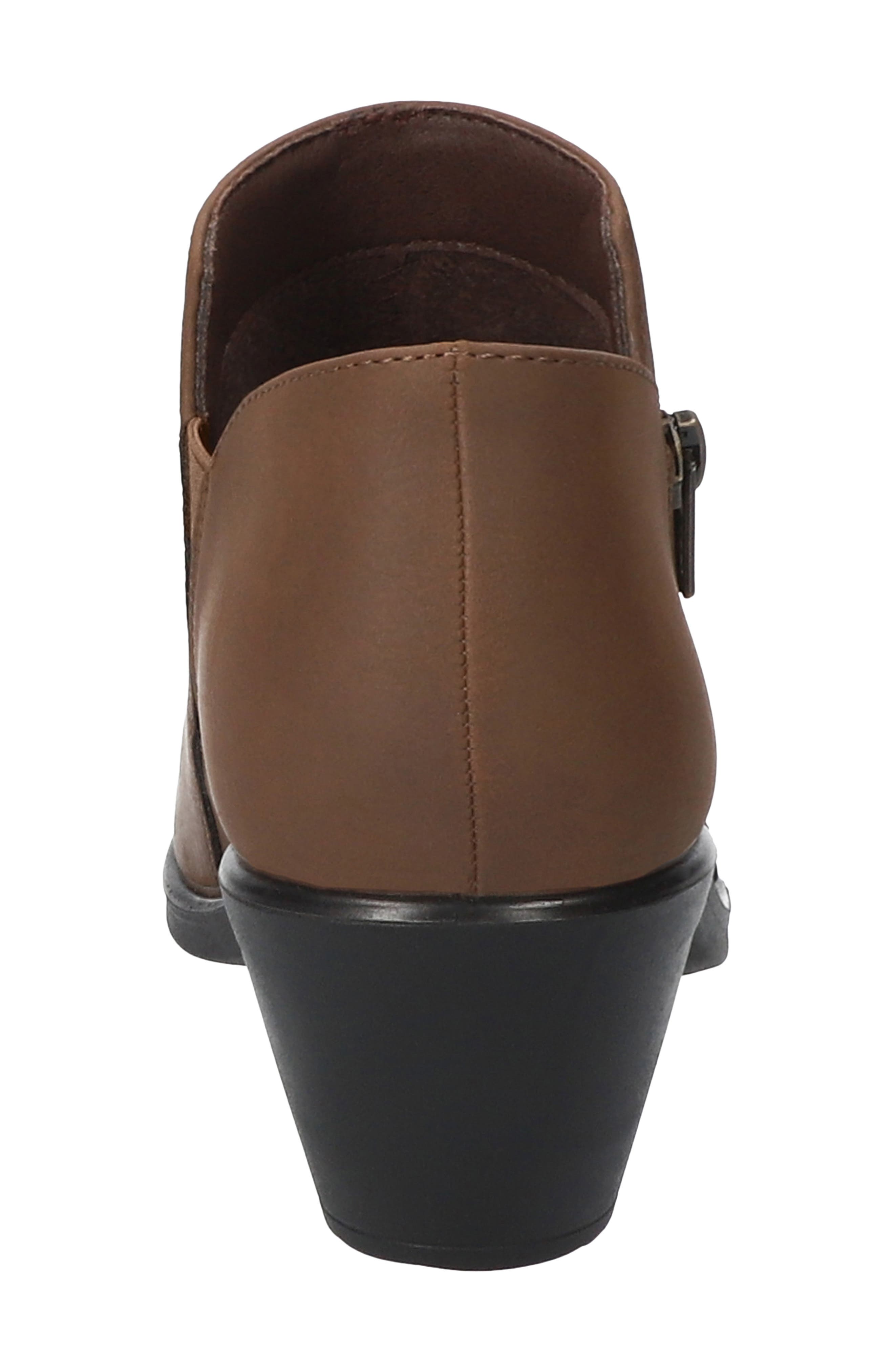 Arbor Faux Leather Ankle Bootie, Alternate, color, BROWN MATTE