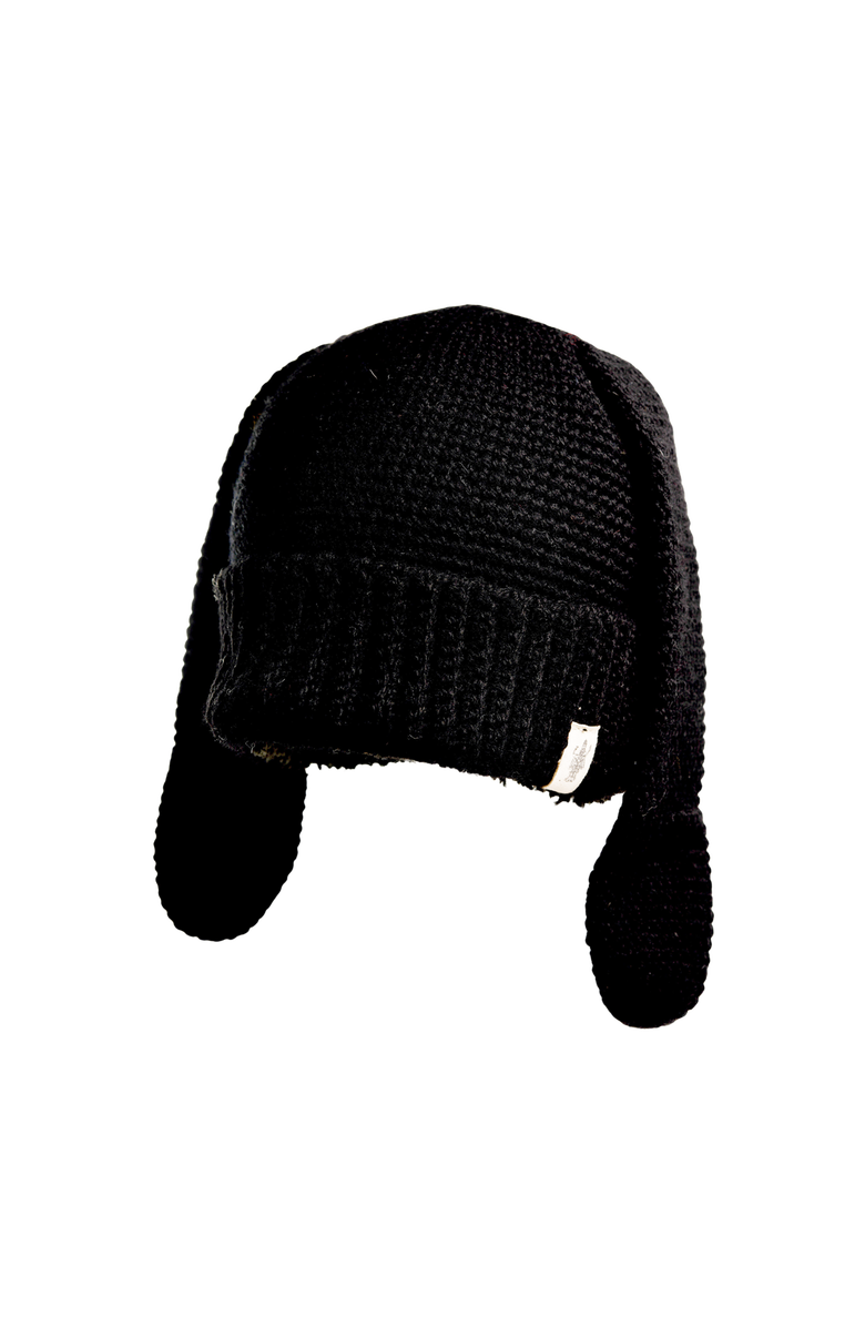 Nirvanna Designs Rib EarPup Hat, Alternate, color, Black