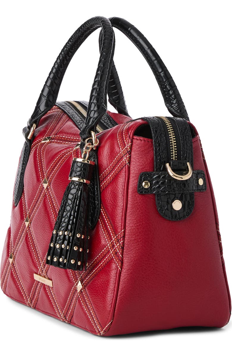 Brahmin Micaela Quilted Leather Satchel, Alternate, color,