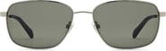 Fossil 58mm Rectangular Sunglasses