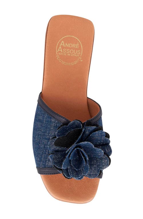 Andre Assous André Assous Kiky Slide Sandal In Navy