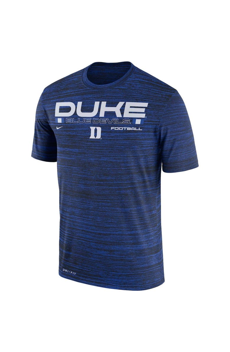 Nike Men's Nike Royal Duke Blue Devils Team Velocity Legend Performance T-Shirt, Alternate, color,