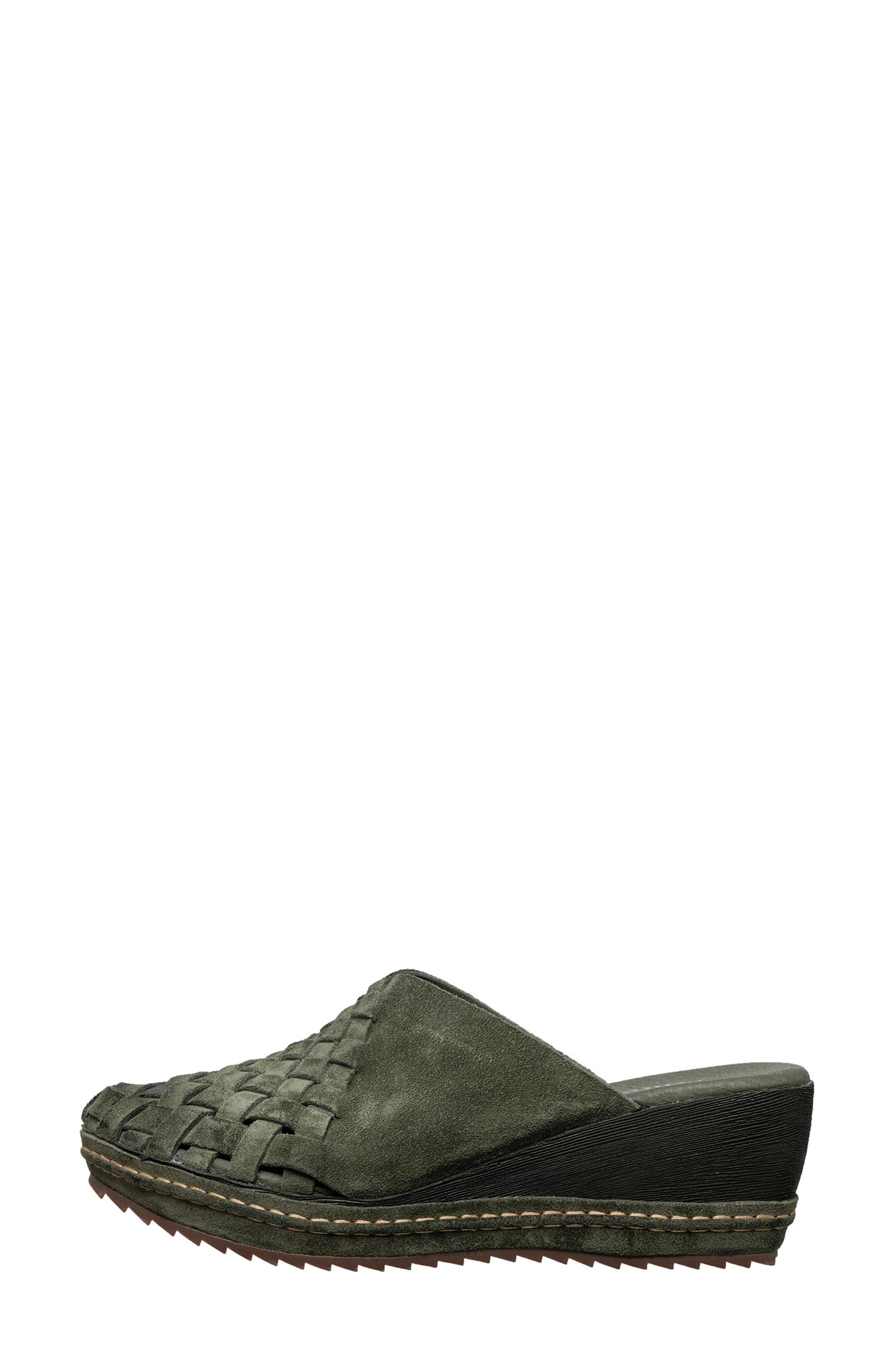 Teryl Platform Mule, Alternate, color, EMERALD SUEDE