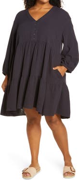 Madewell Colette Lightspun Long Sleeve Dress
