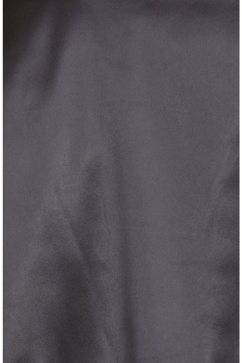 Love Satin Bomber Jacket, Alternate, color, BLACK