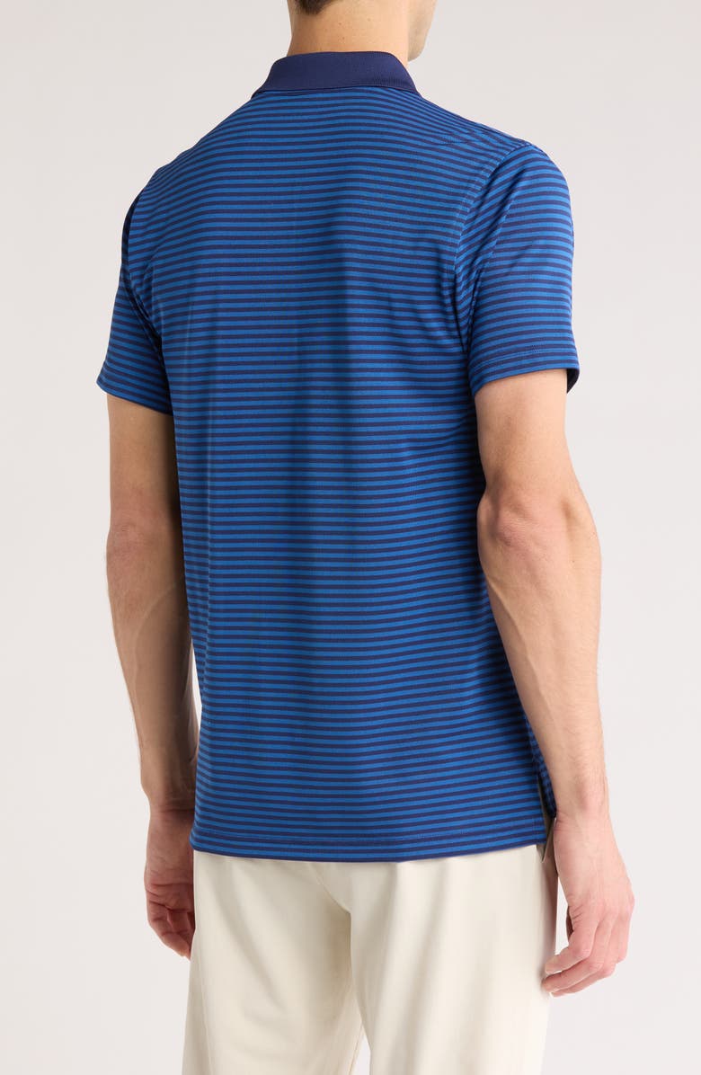 Brooks Brothers Feeder Performance Knit Polo, Alternate, color, Blue/ Navy