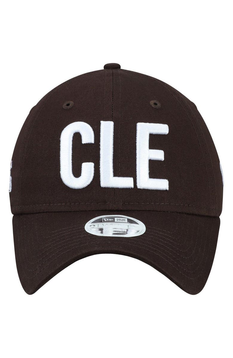 New Era Women's New Era Brown Cleveland Browns Hometown 9TWENTY Adjustable Hat, Alternate, color,