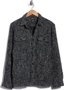 JASPER CLAY Textured Cotton Blend Shirt Jacket