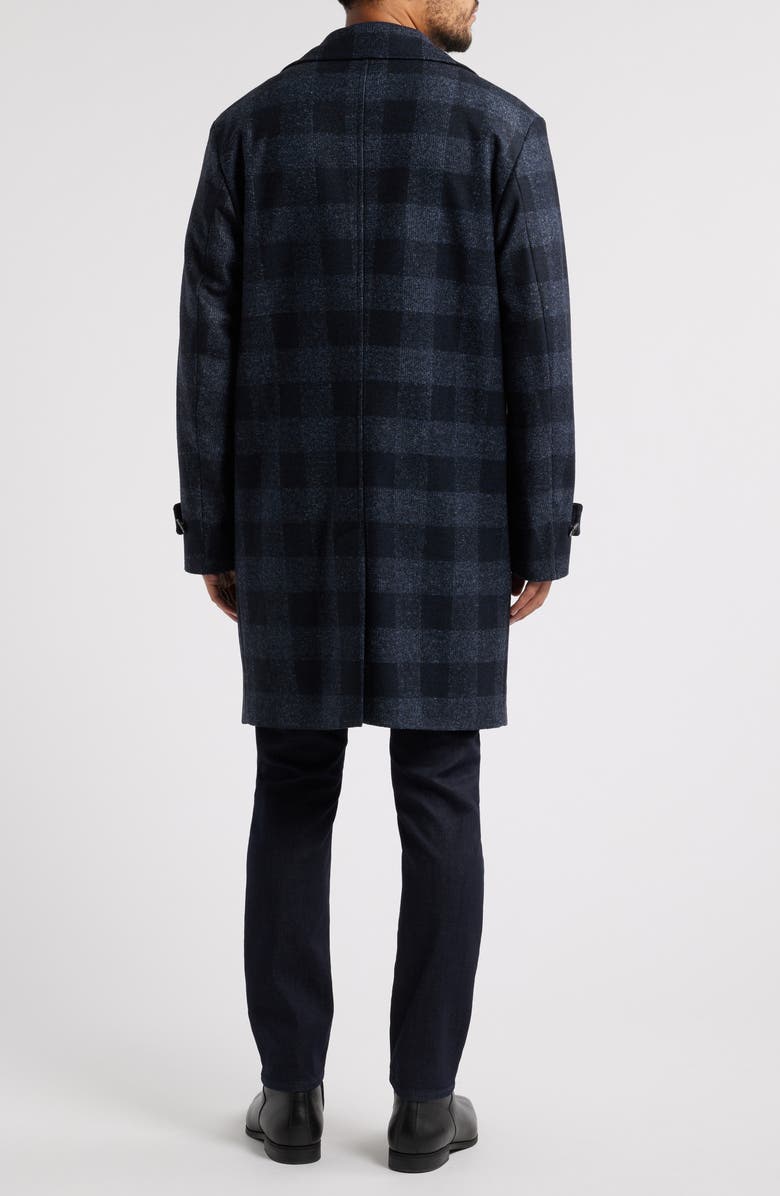 BOSS Clark Buffalo Check Jersey Coat, Alternate, color, 