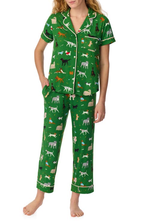 Piped Jersey Pajamas