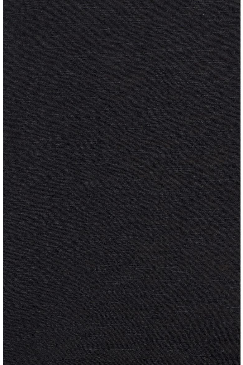 Caslon® Relaxed U-Neck Tee, Alternate, color, BLACK