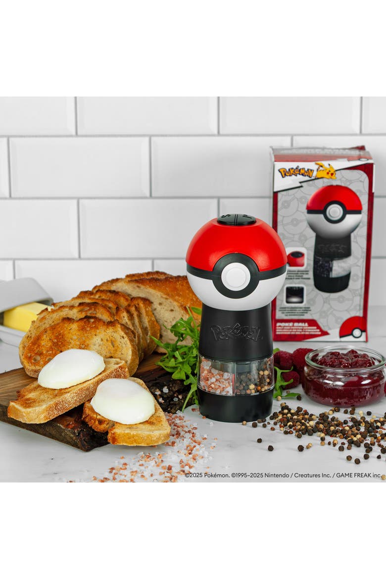 Pokemon Pokeball Salt & Pepper Mill Grinder, Alternate, color, None