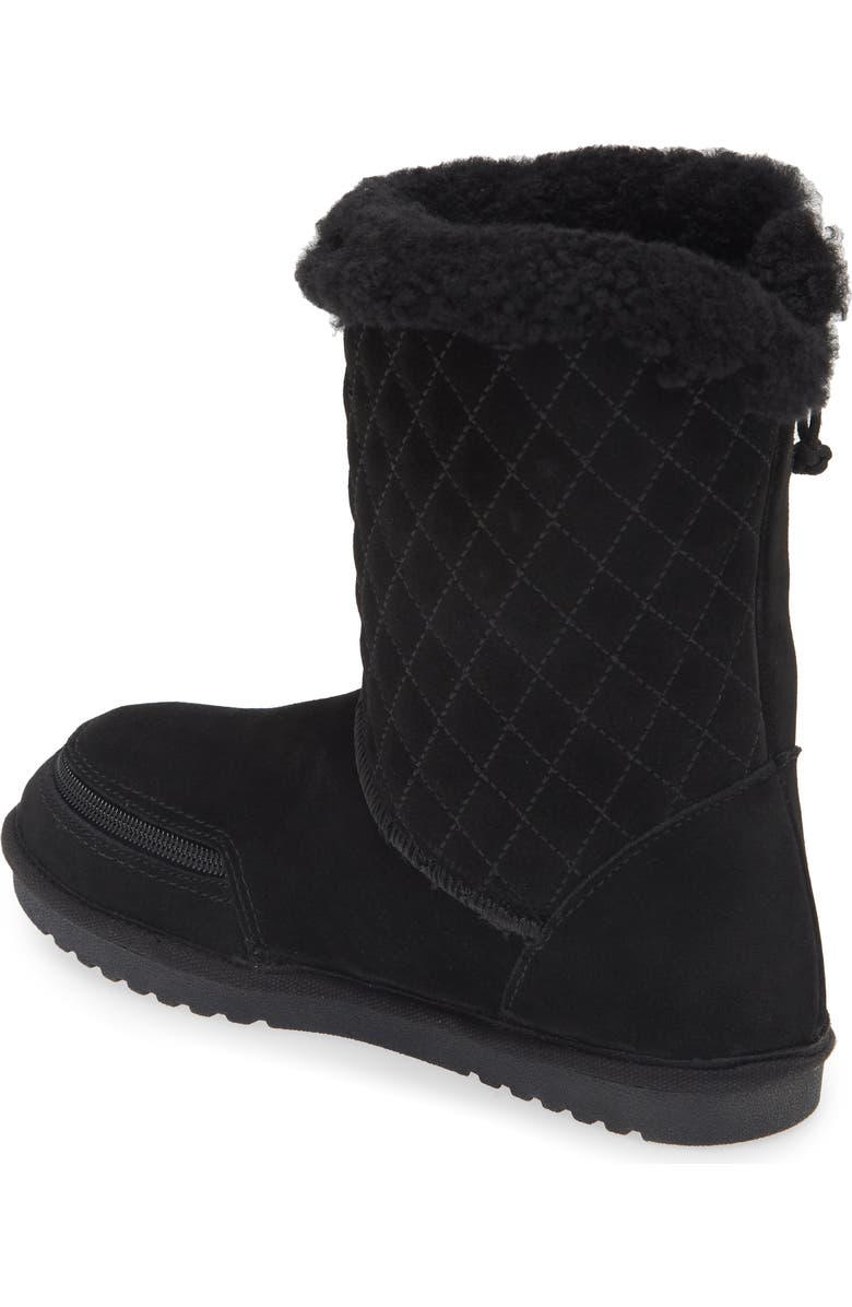 BILLY Footwear Quilted Genuine Shearling Boot, Alternate, color,