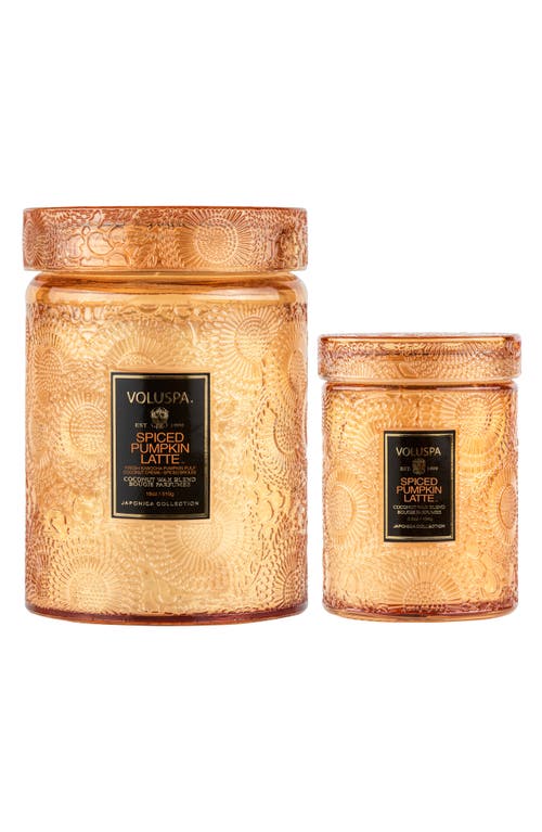 Voluspa Spiced Pumpkin Latte Small Jar Candle