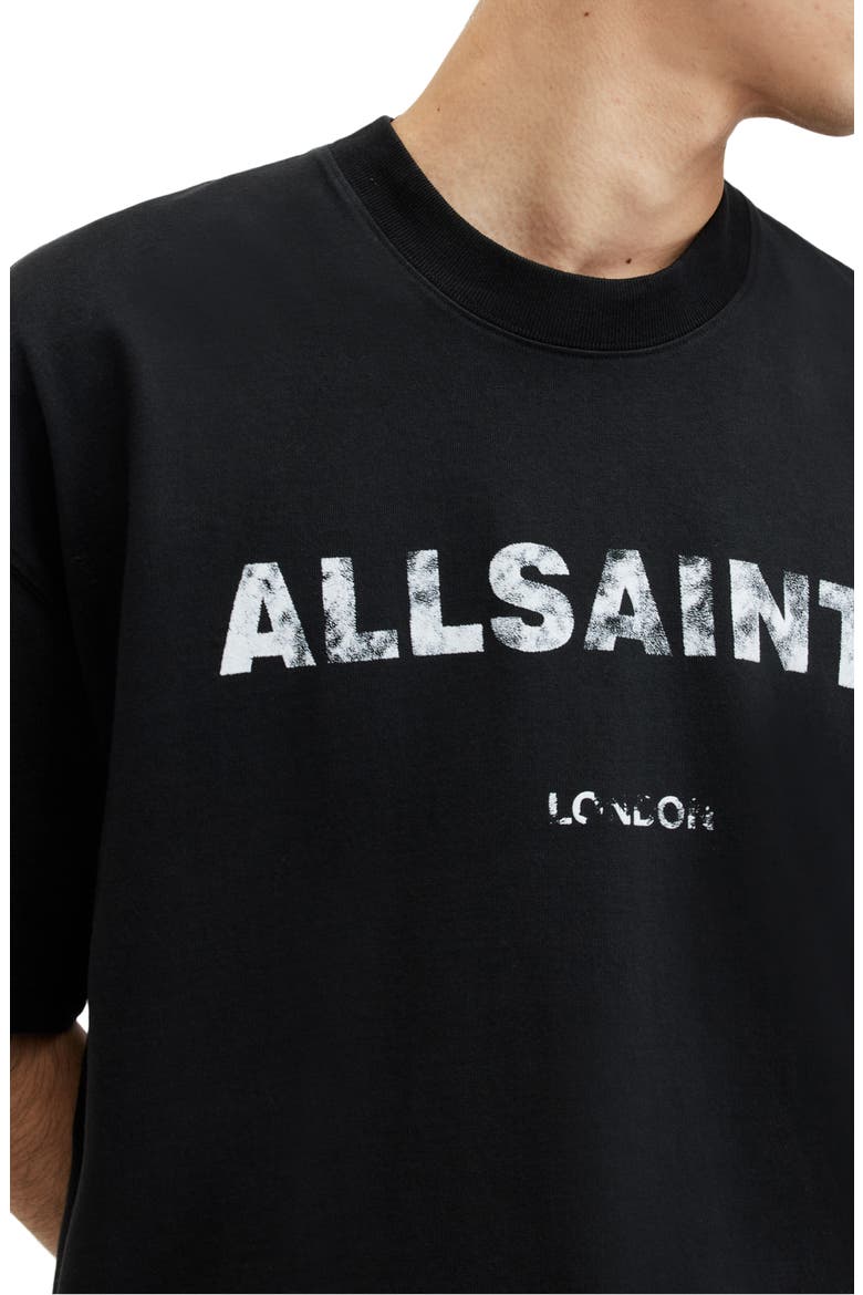 Flocker Oversize Graphic T-Shirt, Alternate, color, JET BLACK