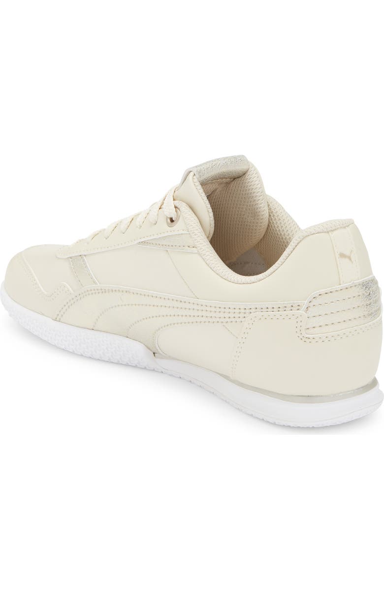 PUMA Bella Donna Metallic Whisper Sneaker, Alternate, color, Alpine Snow/ Puma Gold