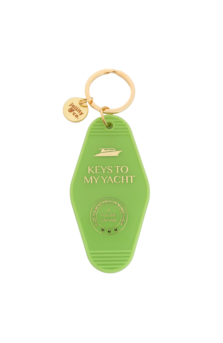 Jollity
Co Vintage Motel Keychains, 6 Style Options, Main, color, Keys To My Yacht