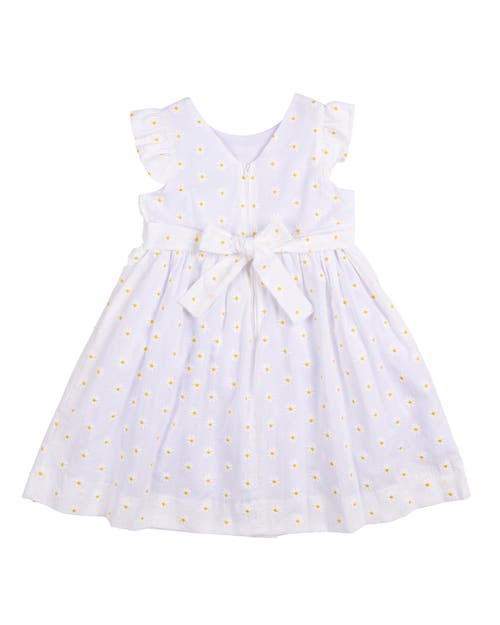 FLORENCE EISEMAN FLORENCE EISEMAN EMBROIDERED DAISY DRESS