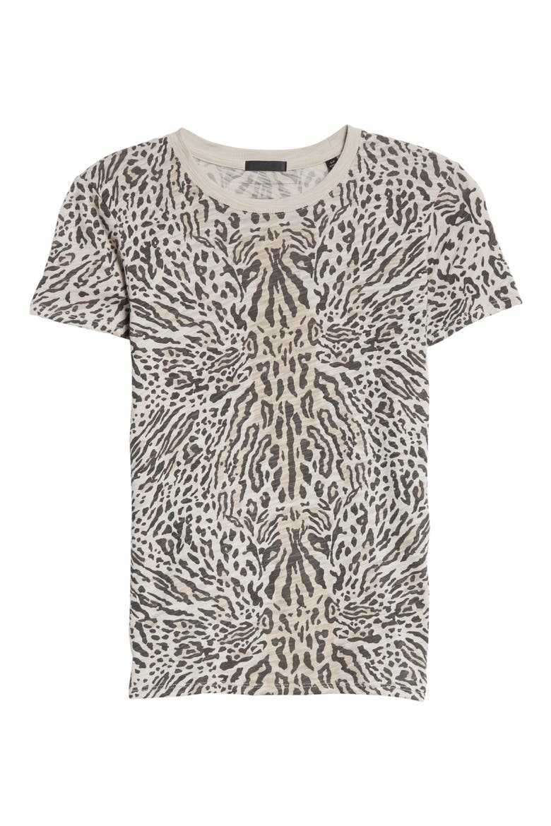 Schoolboy Ocelot Print Slub Jersey T-Shirt, Alternate, color, OCELOT PRINT