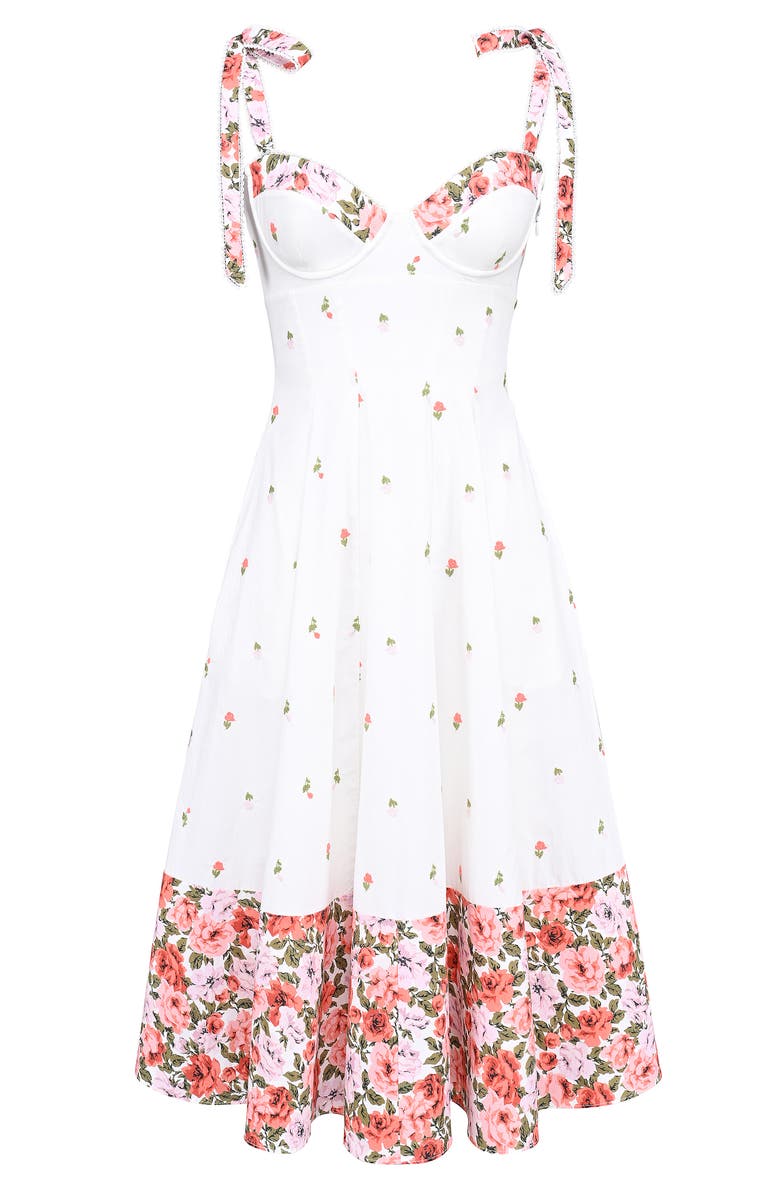 Emely Embroidered Cotton Midi Sundress