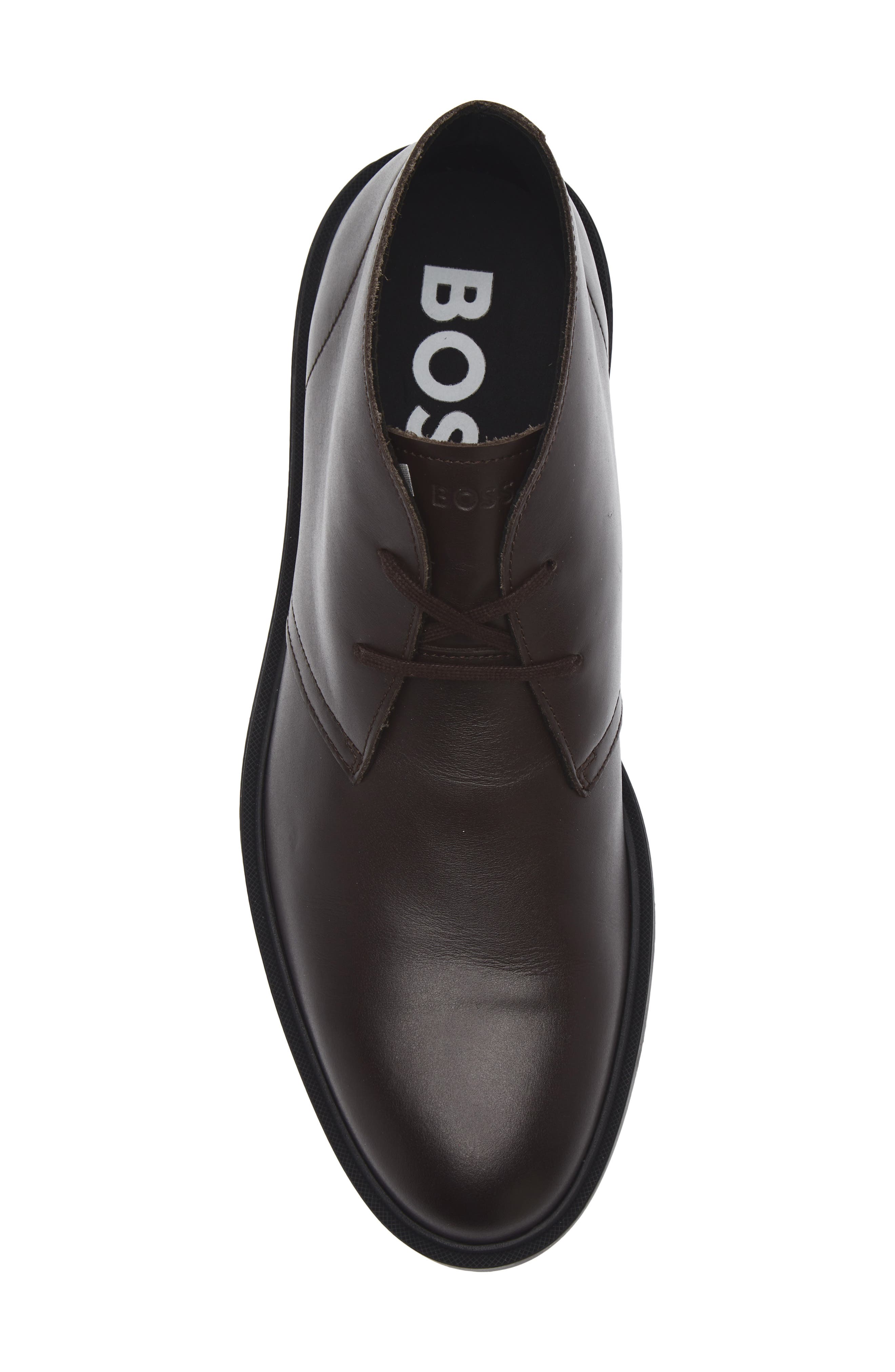 BOSS Calev Desert Chukka Boot, Alternate, color, Dark Brown