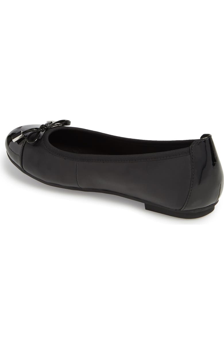 Vionic 'Minna' Leather Flat, Alternate, color,