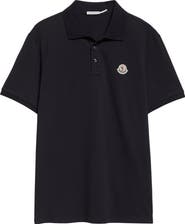 Moncler Logo Patch Cotton Piqué Polo