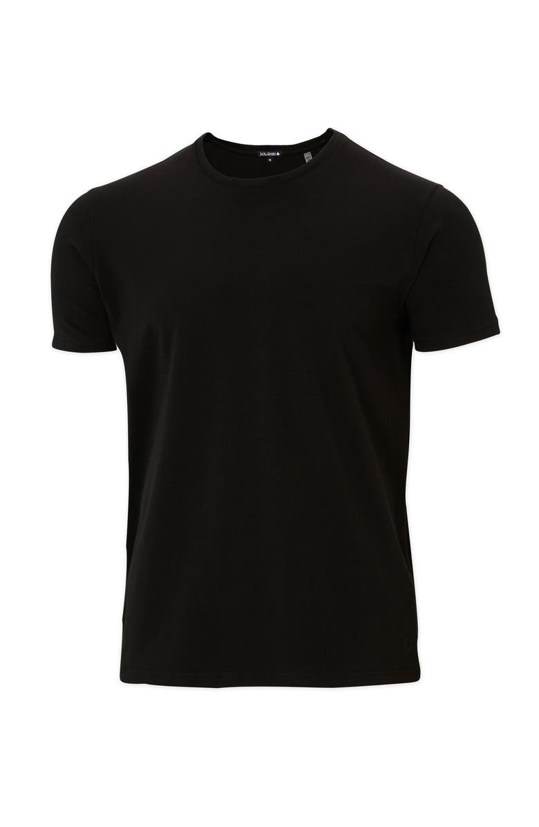 Jack Of Spades Peruvian Pima Cotton T-Shirt, Alternate, color, Black