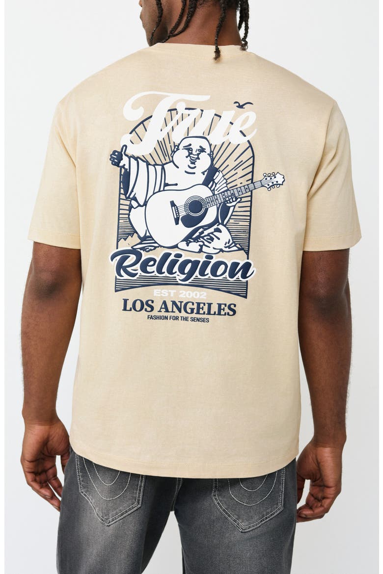 Cali Bay Big Buddha Graphic T-Shirt, Alternate, color, FOG