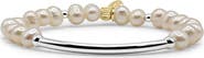 Bowood Lane Della Sterling Silver Pearl Bracelet