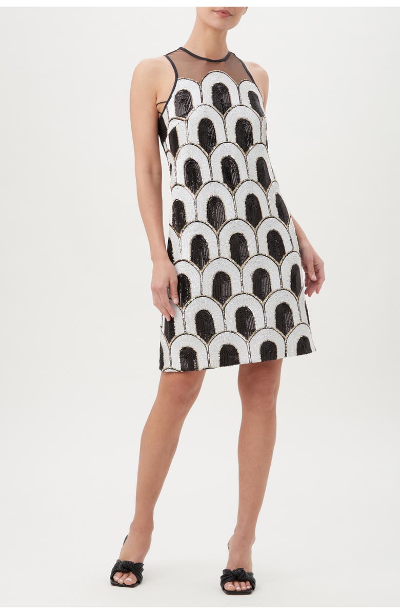 Trina Turk Johana Sequin Shift Dress, Alternate, color, Multi