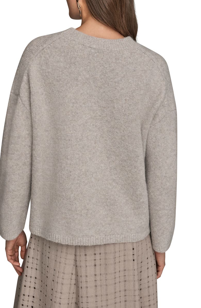 Donna Karan New York Crewneck Sweater, Alternate, color, Vapor