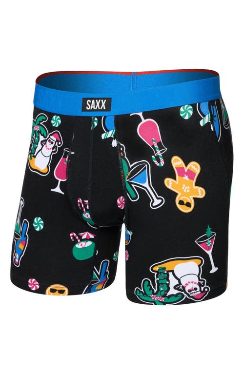 Saxx Vibe Xtra Soft Comfort Boxer Briefs In Multi