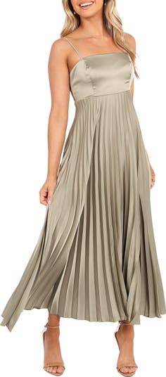 Naira Pleated Maxi Dress