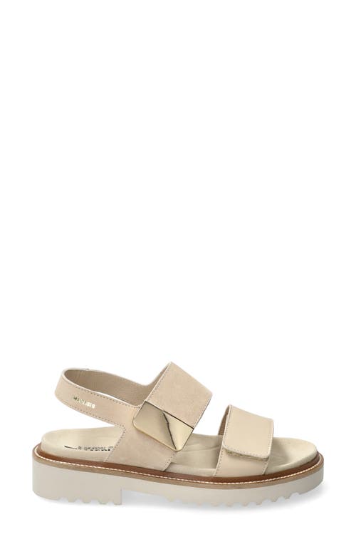 Mephisto Violane Platform Sandal In Light Sand