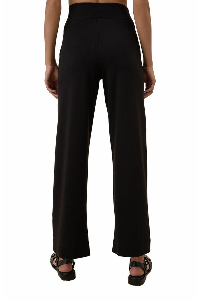 Organic Cotton Airplane Wide Leg Pant - 26" Inseam, Alternate, color, Black