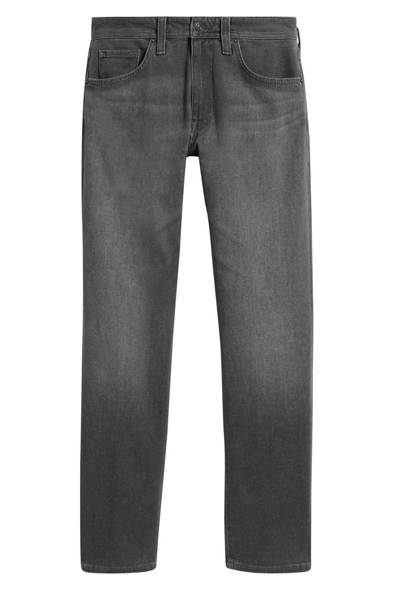 Slim Straight Leg Jeans, Alternate, color, GRAPHITE WASH