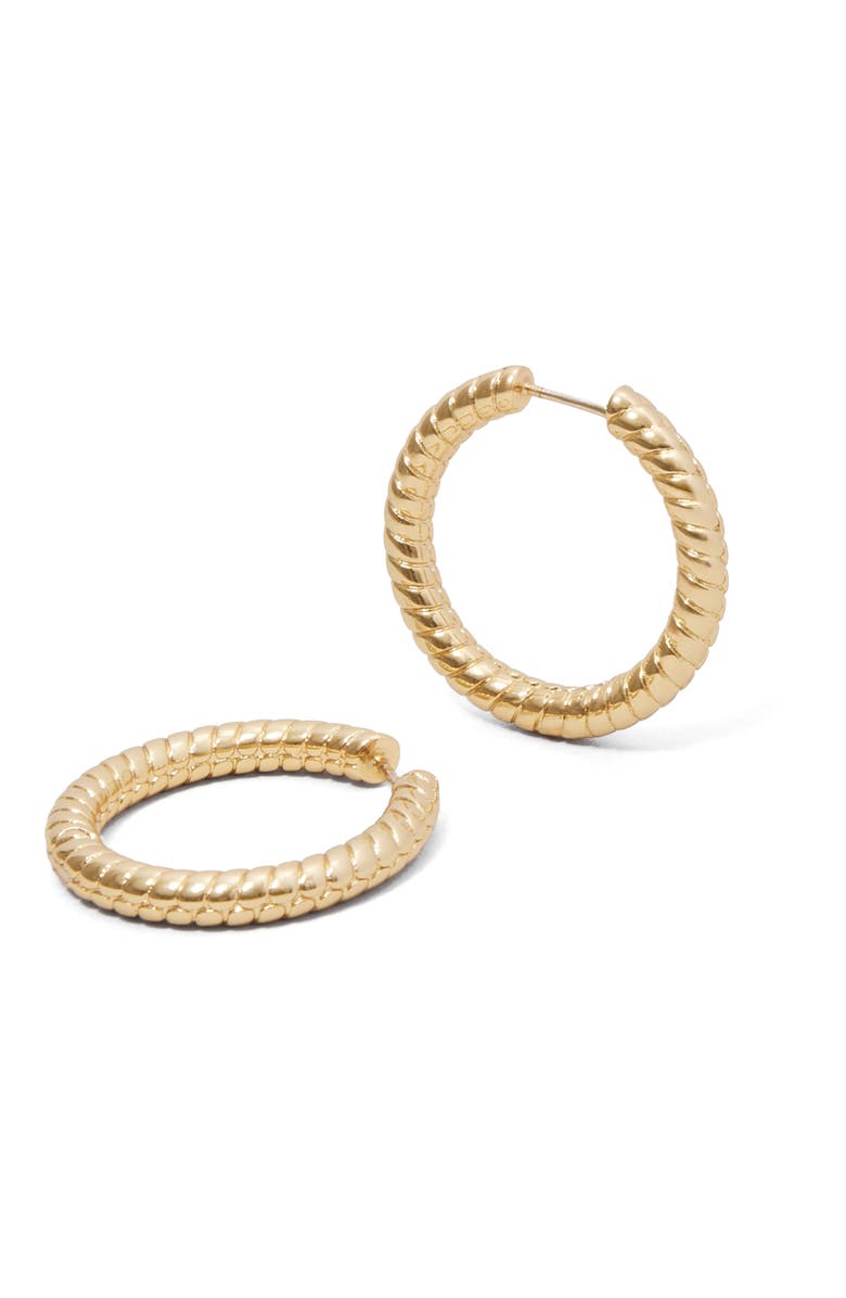 Jennifer Fisher Madison Avenue Huggie Hoop Earrings, Main, color, Yellow Gold