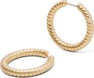 Jennifer Fisher Madison Avenue Huggie Hoop Earrings