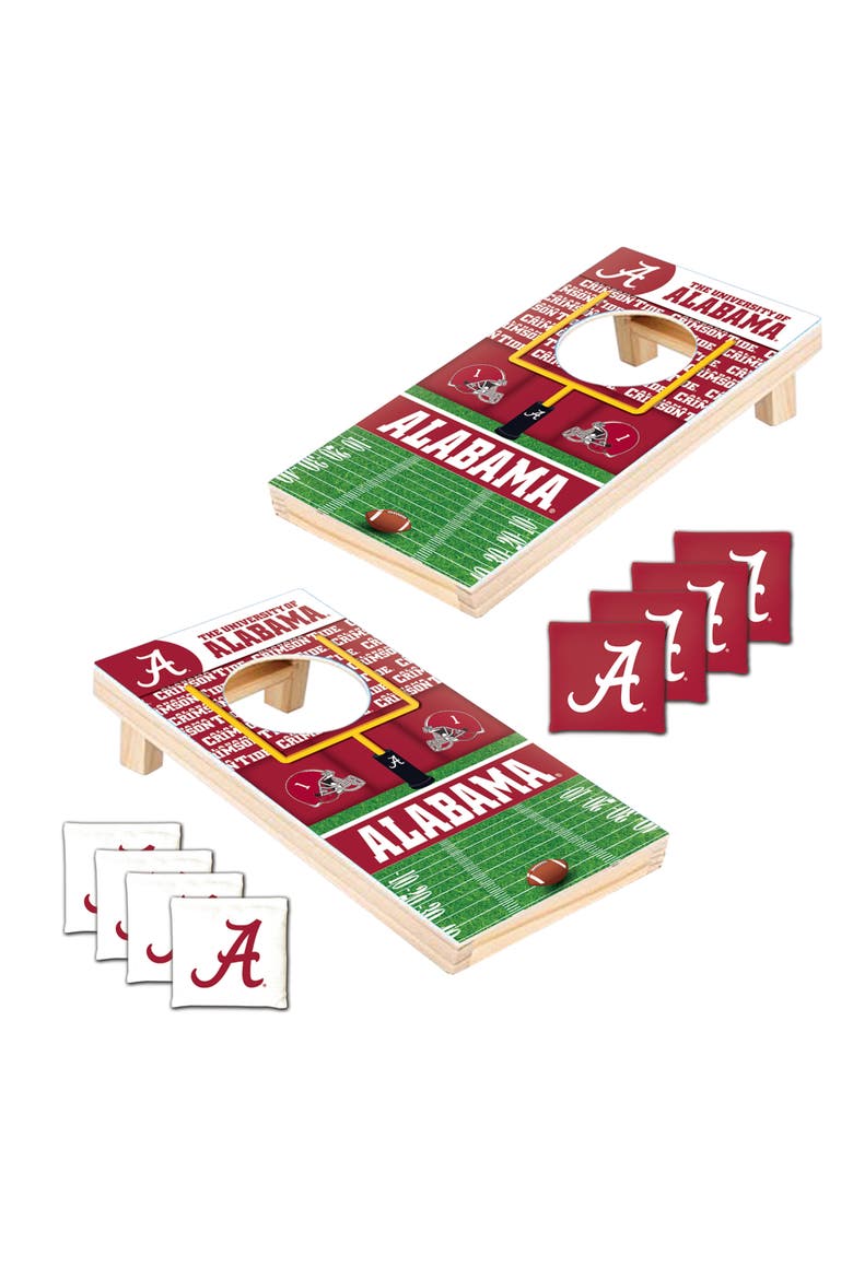 Alabama Crimson Tide Tabletop Cornhole, Alternate, color, Multicolor