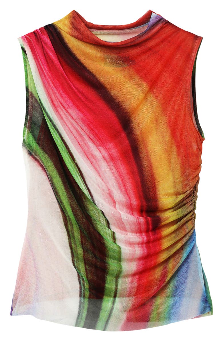 Desigual Tulle Wave Top, Alternate, color,