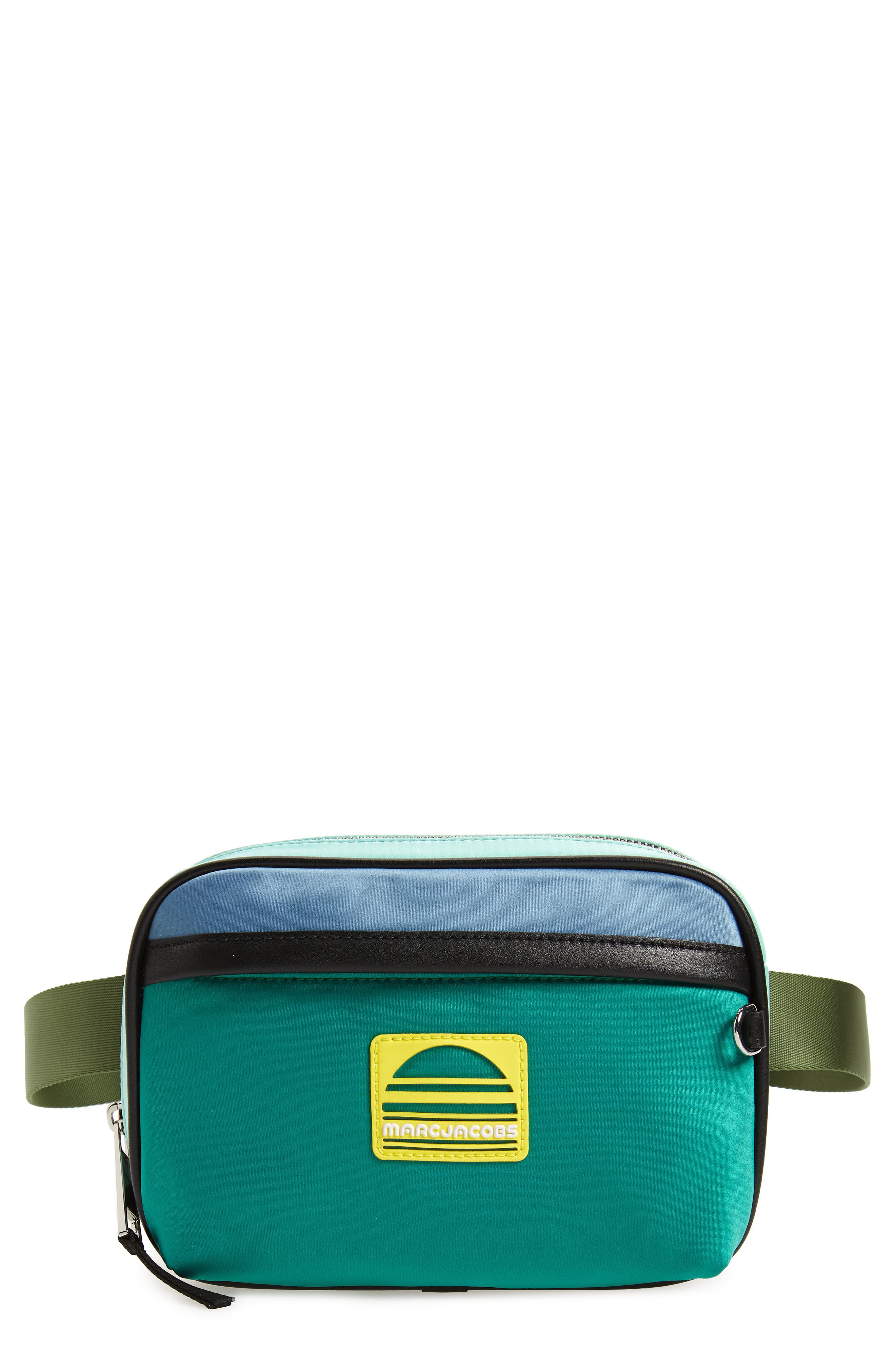 Sport Colorblock Belt Bag, Main, color, MINT MULTI