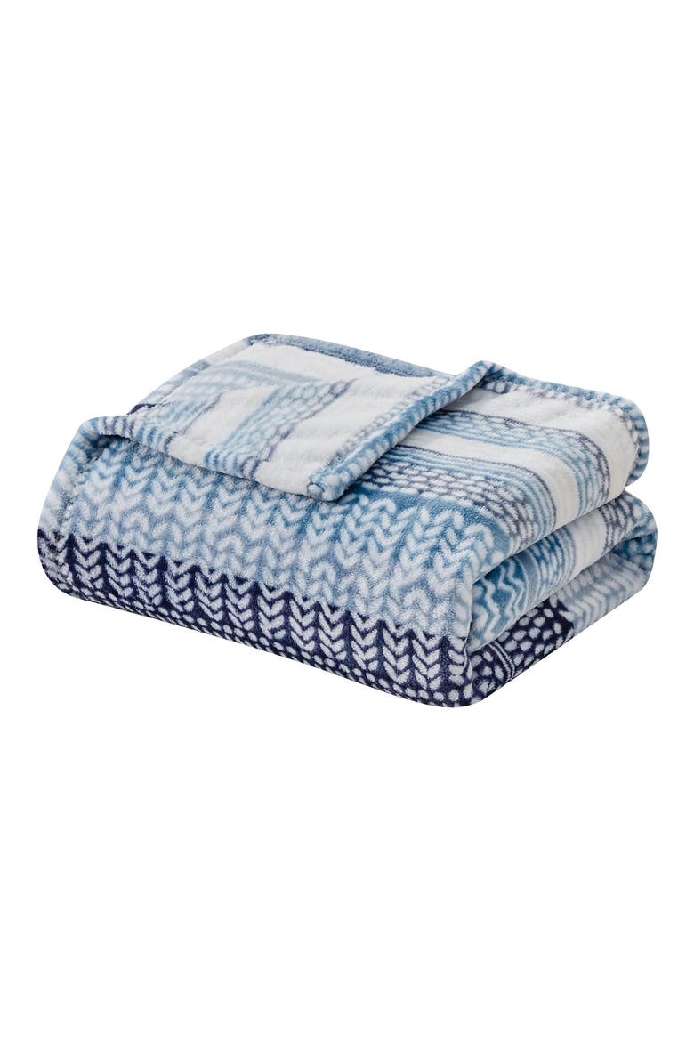Brexton Micro Fleece Throw Blanket, Main, color, STARS AND MOON