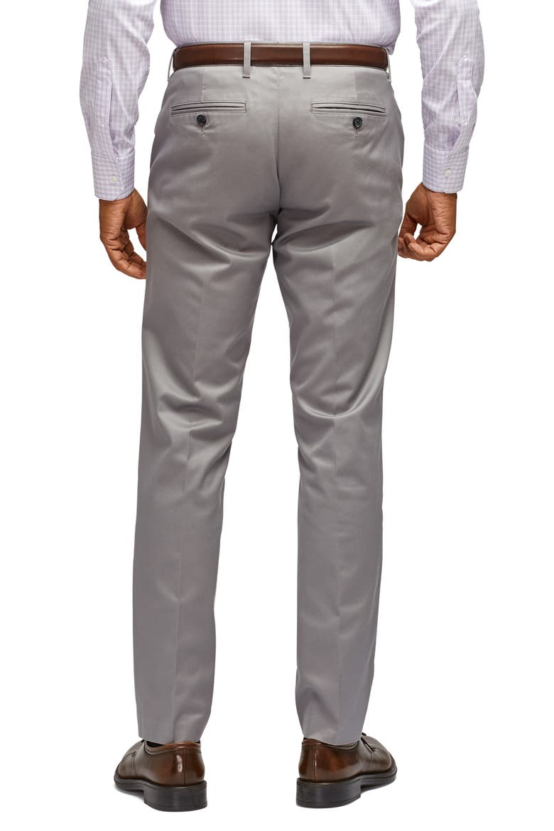 Stretch Weekday Warrior Slim Fit Dress Pants, Alternate, color, FRIDAY STEEL