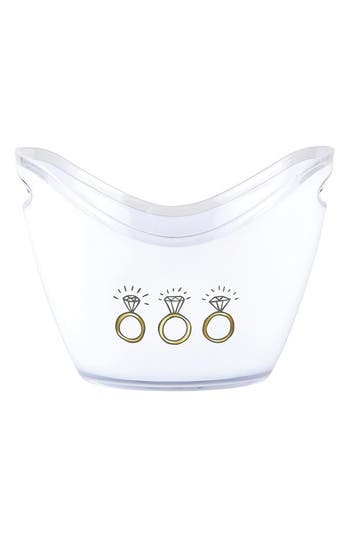 Creative Brands Rings Beverage Bucket In White
