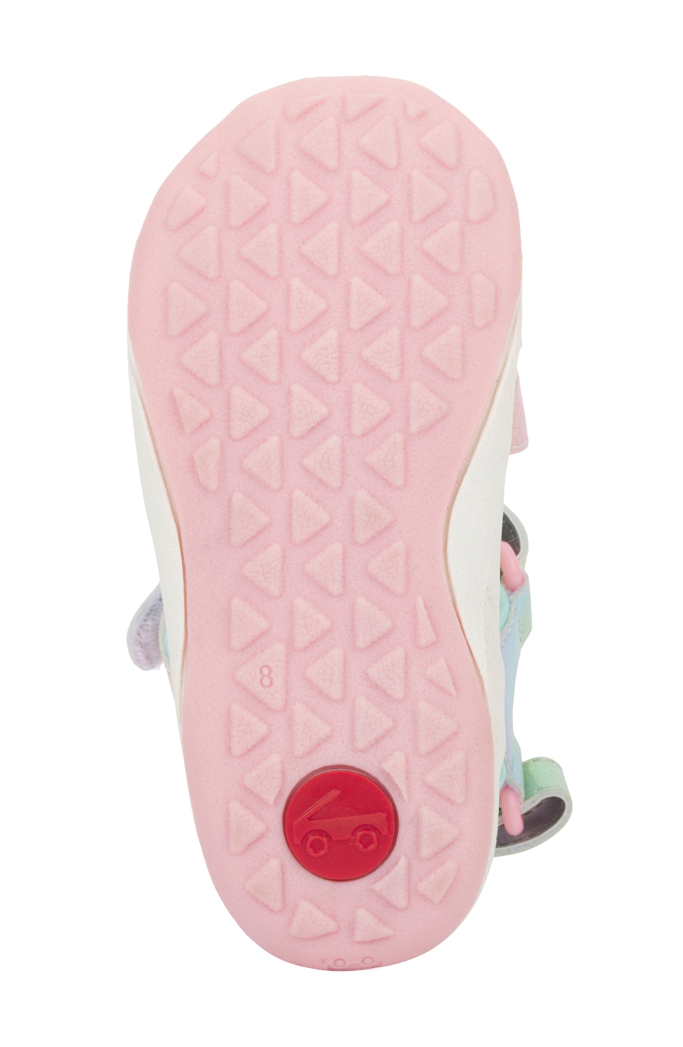 See Kai Run Kids' Paley II Water Friendly Sandal, Alternate, color, Silver Rainbow