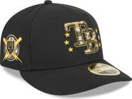 New Era Men's New Era Black Tampa Bay Rays 2024 Armed Forces Day Low Profile 59FIFTY Fitted Hat